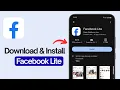 How to Download Install Facebook Lite