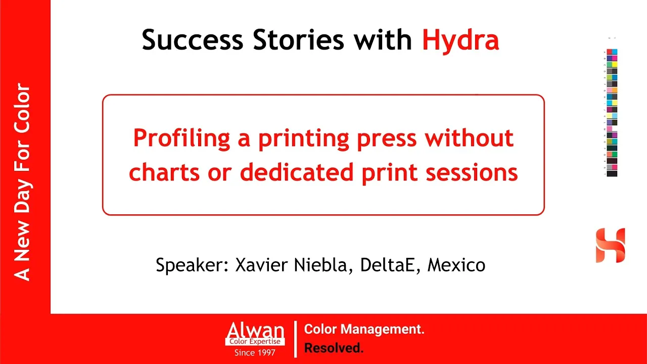 Hydra Profiling Testimonial: Profile a printing press in production without dedicated print sessions