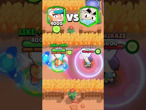 Wendy vs Gus 💚 1 vs 1 #brawlstars #kamikaze