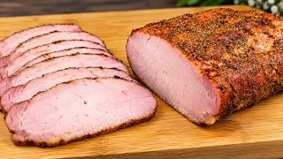 Ein echter HAUSGEMACHTER SCHINKEN Rezept und Technik für die richtige Zubereitung