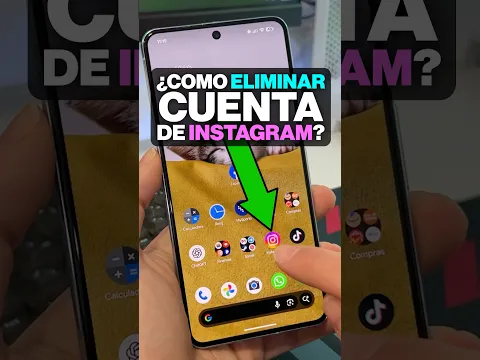 Cómo ELIMINARÁ cuenta de INSTAGRAM para SIEMPRE ✅