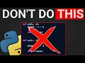 Top 5 Python Program Mistakes Tamil