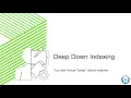 Progress OpenEdge 4GL - Deep Down Indexing