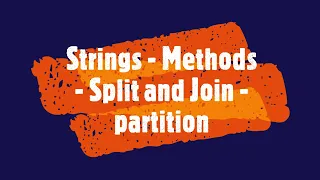 PYTHON - Strings