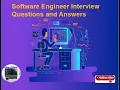 Top 20 Most asked Software Engineer Interview Questions and Answers
