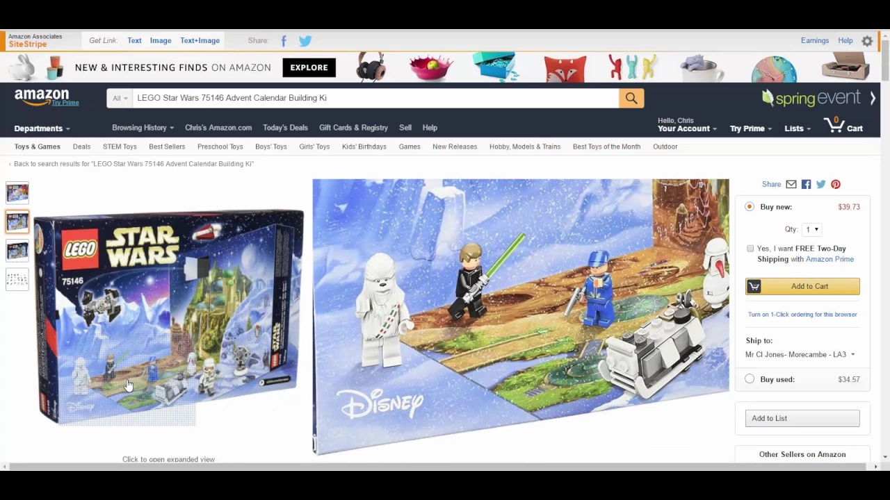 LEGO Star Wars 75146 Advent Calendar Building Kit