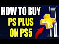 How to Buy PS Plus Membership on PS5 Turn Off Auto Renewal - Full Guide