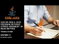 Can we run a java program without string argument in main method in Hindi - Lect 11 by Manoj Kumar