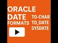 Oracle Date Format Guide