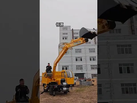 driver digging machine is king#四不都不like digging with a car #P-976🫤