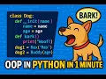 OOP in Python Explained in 2 Minutes Python Classes and Objects Made Easy