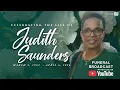 Judith Saunders Home Going Celebration
