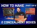How To Make A Small American Flag Concealment Box Key Holder PART 1 of 4