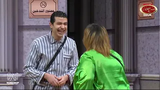 ويزو قفشت انور وهو بيخونها انور دي حنان مسرح مصر 