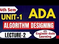 Algorithm Designing Explained ADA Unit 1 Lecture 2 Easy Concepts Engineerdude-g6m