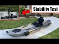 Lifetime Yukon Angler Kayak Stability Test