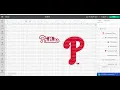 Philadelpia Phillies Logo SVG PNG DXF EPS Cutting files