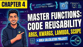 Stop Copy-Pasting Code Python Chapter 4 Functions Explained Area Calculator Project