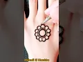 Lagu Flower tikki mehndi design ❤️ | Eid mehndi design | #henna #shorts