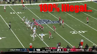 Georgia s Fake Punt was Technically Just Cheating