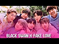 Download Lagu Black Swan x Fake Love || mash up Edit💜