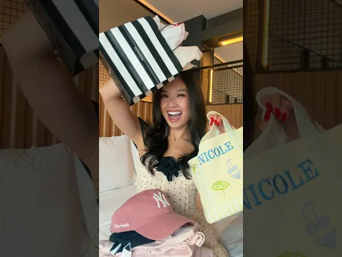 BRAND TRIP HAUL🤭🛍️❤️ #haul #brandtrip #flutterhabit #sephora #nyc #newyork #makeup #shorts