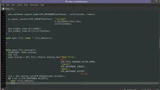 GTK 3 GUI in C pt 6 FileChooserDialog