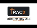 CSI MasterFormat Estimating 16 vs 50 Divisions Explained Live Demo