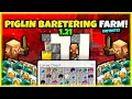 BEST PIGLING BARTERING FARM In Minecraft Bedrock 1 21