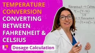Temperature Conversion Converting between Fahrenheit Celsius - Dosage Calculation LevelUpRN