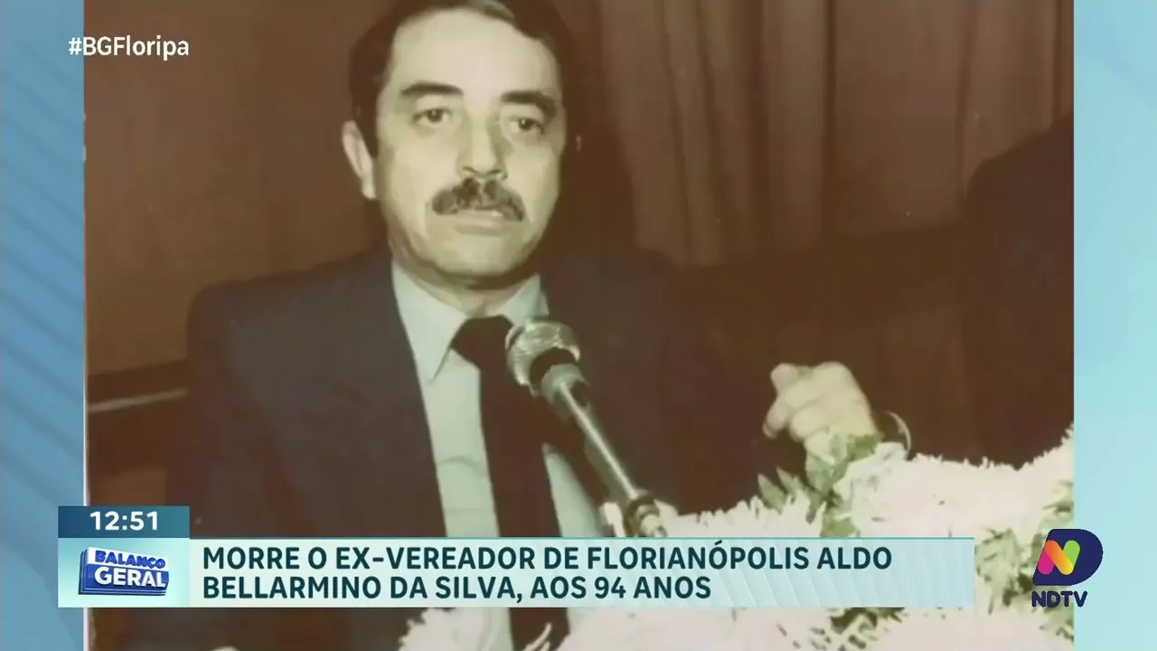 Morre o ex-vereador de Florianópolis, Aldo Bellarmino da Silva, aos 94 anos