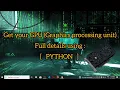 Extract GPU info with Python