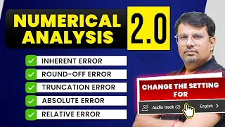 Numerical Analysis 2 0 Error Analysis Definition and its Type by GP Sir