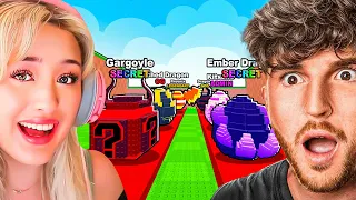 LUCKY EGG RACE vs GIRLFRIEND in Steal an Egg!