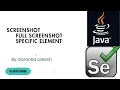 Selenium Java Tutorial 21 How to Screenshot in Selenium Java
