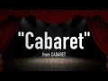 "Cabaret" from Cabaret - Karaoke Track with Lyrics on Screen
