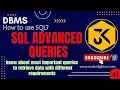 41 DBMS SQL Company Database Queries Solved Questions Examples - Part 3