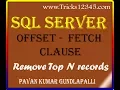 SQL Server Offet - Fetch Clause