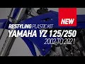 NEW RESTYLING PLASTIC KIT Yamaha YZ 2002-21