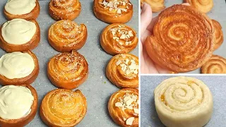 دانش الأفران المورق اللذيذ مقرمش وهش من بره وطرى من جوه هيبقى إدمان لكل العيله من حلاوته 