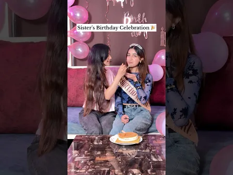 Raat 12 Baje Behen Ko Birthday Surprise Dia😍🎉 #shorts #trending #birthday #viral #meghachaube