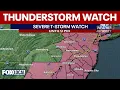 Weather Authority Severe thunderstorm watch across Philly region New Jersey