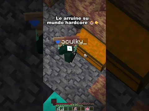 ARRUINO nuestro MUNDO HARDCORE en MINECRAFT#shorts #minecraft #minecraftmemes #minecraftshorts