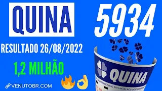 ???? Resultado Quina 5934