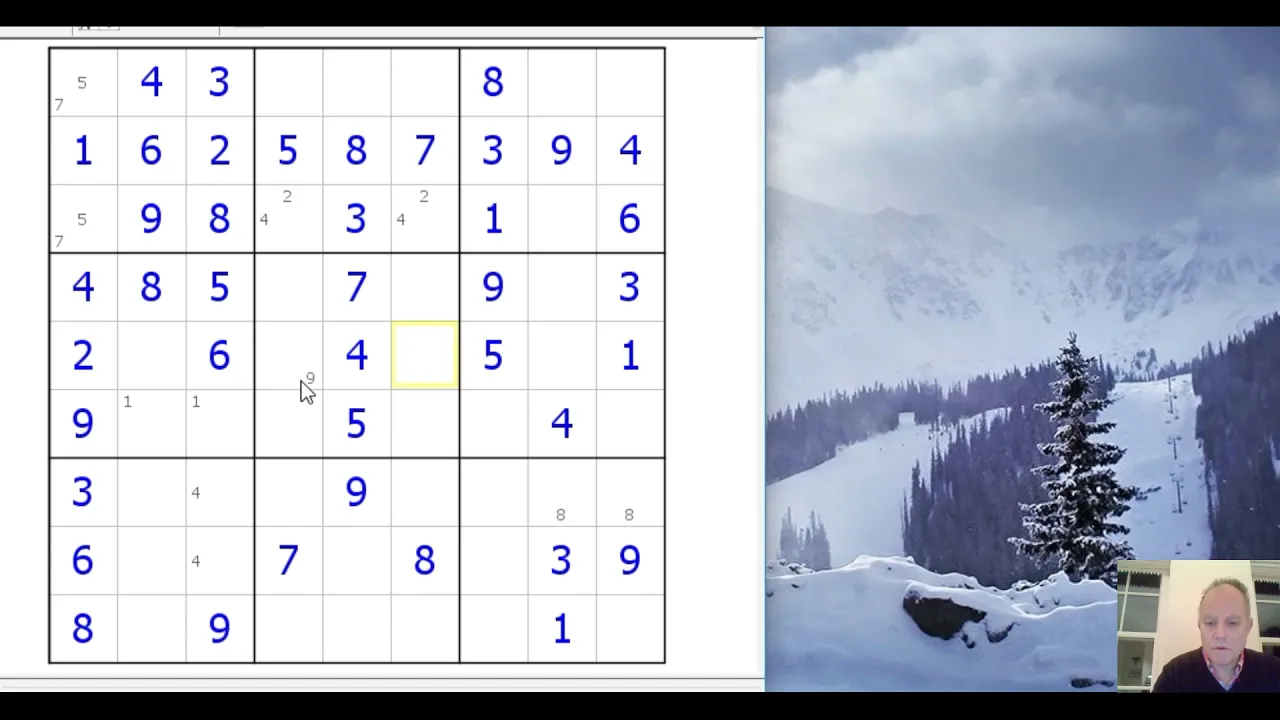 Solving a Diabolical Sudoku - without special techniques
