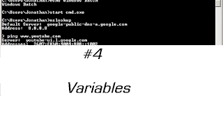 Windows Batch Scripting Tutorial Episode 4 - Variables