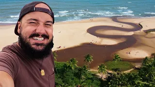 Uma PRAIA lindíssima a 90Km de Salvador, Bahia