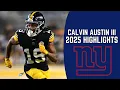 Calvin Austin III Highlights Welcome to the Giants