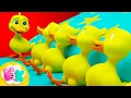 Download Lagu Eram Dez na Cama 🛏️🐥 É pra Rolar! | Música Infantil | HeyKids em Português