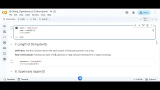 Lab 2 String Operations in Python